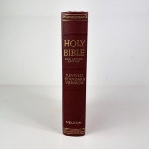 Holy Bible Revised Standard Edition NELSON 1952 RSV Red Hard Cover